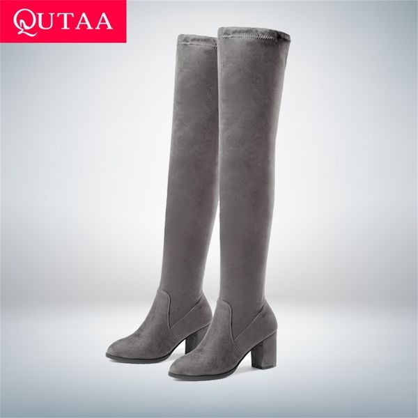 qutaa 2020 women over the knee high boots square high heel women shoes platform winter all match women boots size 34-43 y200723, Black
qutaa 2020 women over the knee high boots square high heel women shoes platform winter all match women boots size 34-43 y200723, Black