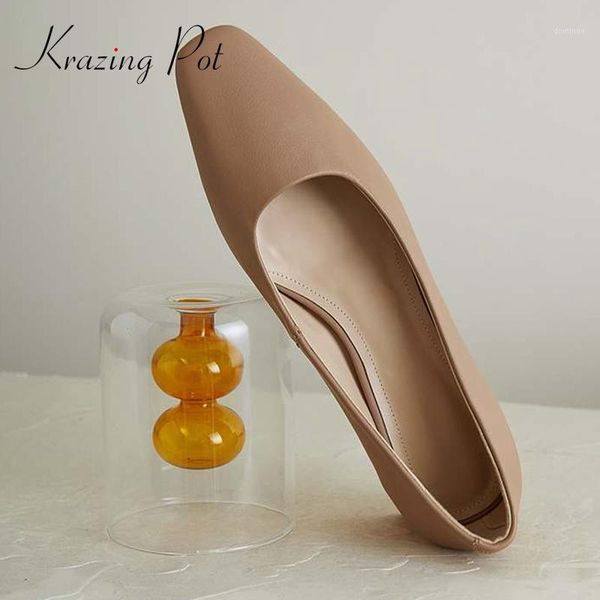 krazing pot korean girls full grain leather limited customization square toe med thick heel slip on young lady women pumps l591, Black
krazing pot korean girls full grain leather limited customization square toe med thick heel slip on young lady women pumps l591, Black
