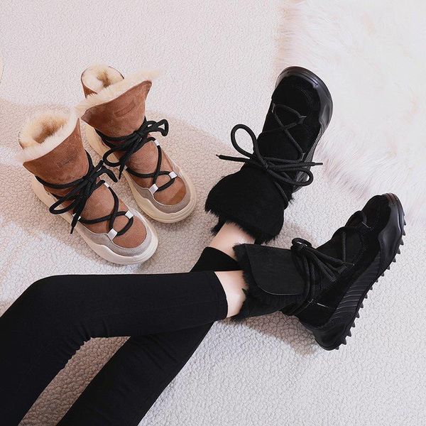 2020 winter korean fashion sports plus velvet women's boots snow boots women's shoes short flat warm cotton, Black
2020 winter korean fashion sports plus velvet women's boots snow boots women's shoes short flat warm cotton, Black