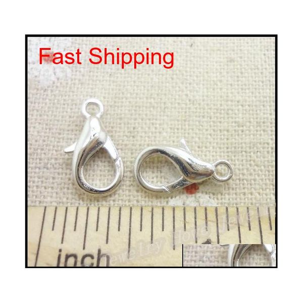 200pcs lobster clasp hooks bright silver color parrot clasps for necklace bracelet chain diy,jewelry access qylrab nana_shop
200pcs lobster clasp hooks bright silver color parrot clasps for necklace bracelet chain diy,jewelry access qylrab nana_shop