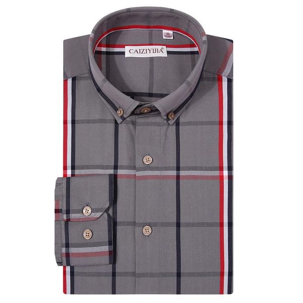men's standard-fit button down long sleeve check shirt stylish casual comfortable cotton gingham plaid shirts, White;black
men's standard-fit button down long sleeve check shirt stylish casual comfortable cotton gingham plaid shirts, White;black