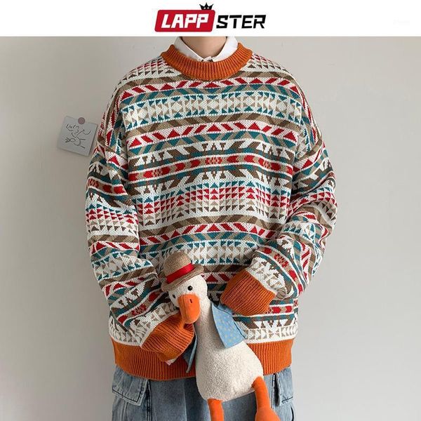 lappster men follower winter knitted sweater 2020 korean fashion harajuku sweater o-neck autumn casual vintage pullovers coat1, White;black
lappster men follower winter knitted sweater 2020 korean fashion harajuku sweater o-neck autumn casual vintage pullovers coat1, White;black