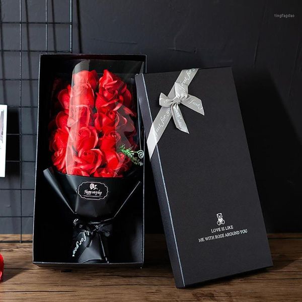 decorative flowers & wreaths valentine's day diy soap flower gift rose box bouquet wedding family holiday pivoine artificielle 30d41
decorative flowers & wreaths valentine's day diy soap flower gift rose box bouquet wedding family holiday pivoine artificielle 30d41