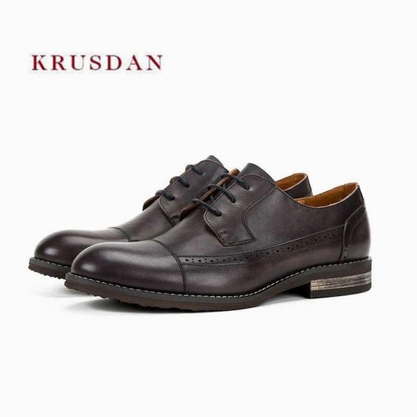 krusdan men genuine leather brogue dress shoes men's lace up italy retro business wedding footwear flats for shoes, Black
krusdan men genuine leather brogue dress shoes men's lace up italy retro business wedding footwear flats for shoes, Black