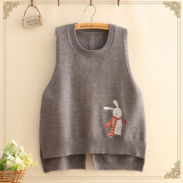 mori girl autumn winter cartoon embroidery knitting sweater vest women solid color sleeveless female kawaii wool vest u245 y201128, White;black
mori girl autumn winter cartoon embroidery knitting sweater vest women solid color sleeveless female kawaii wool vest u245 y201128, White;black