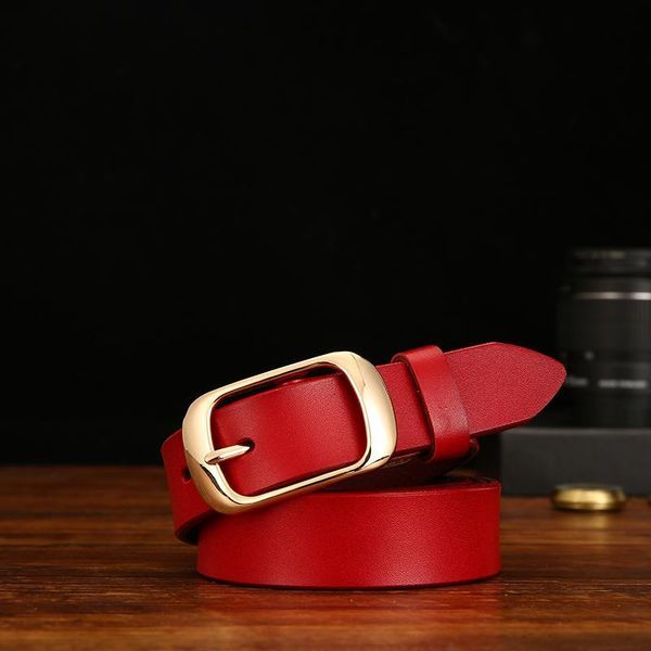 fashion women's belt designer belt black red genuine leather female full grain leather pin buckle women's wild, Black;brown
fashion women's belt designer belt black red genuine leather female full grain leather pin buckle women's wild, Black;brown