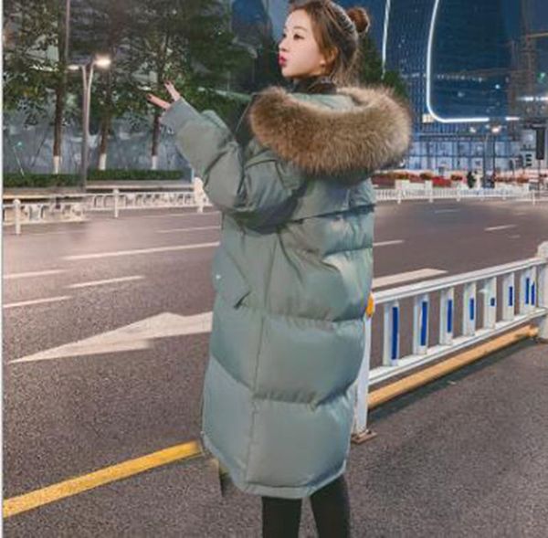 wholesale women's winter new loose mid-length thickened student down padded jacket, Black
wholesale women's winter new loose mid-length thickened student down padded jacket, Black