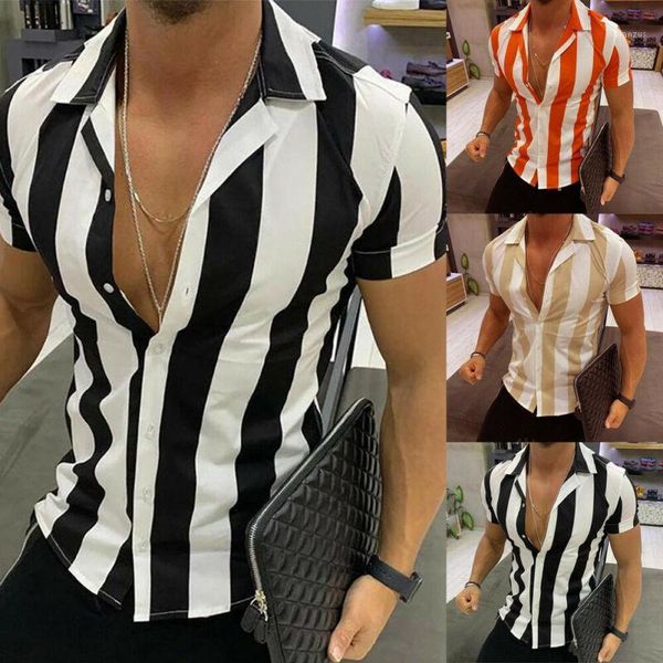 fashion men's slim fit v neck short sleeve muscle tee t-shirt casual blouse1, White;black
fashion men's slim fit v neck short sleeve muscle tee t-shirt casual blouse1, White;black