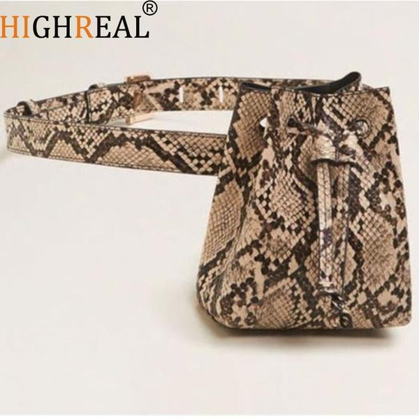 highreal waist bag fanny pack bucket belt bag animal print serpentine alligator leather women brand chic fashion drop shipping
highreal waist bag fanny pack bucket belt bag animal print serpentine alligator leather women brand chic fashion drop shipping