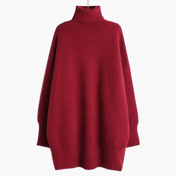 women's sweaters tall turtleneck solid color sweater women thickened loose lazy hide meat thick coat 2021 autumn and winte, White;black
women's sweaters tall turtleneck solid color sweater women thickened loose lazy hide meat thick coat 2021 autumn and winte, White;black