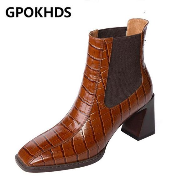 gpokhds 2021 women soft ankle boots cow leather slip on boots winter short plush square toe high heels women, Black
gpokhds 2021 women soft ankle boots cow leather slip on boots winter short plush square toe high heels women, Black