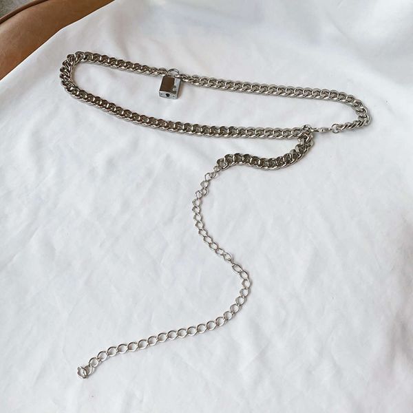 spring and summer fashion leisure lock hook alloy chain women's decorative dress versatile waist belt, Black;brown
spring and summer fashion leisure lock hook alloy chain women's decorative dress versatile waist belt, Black;brown
