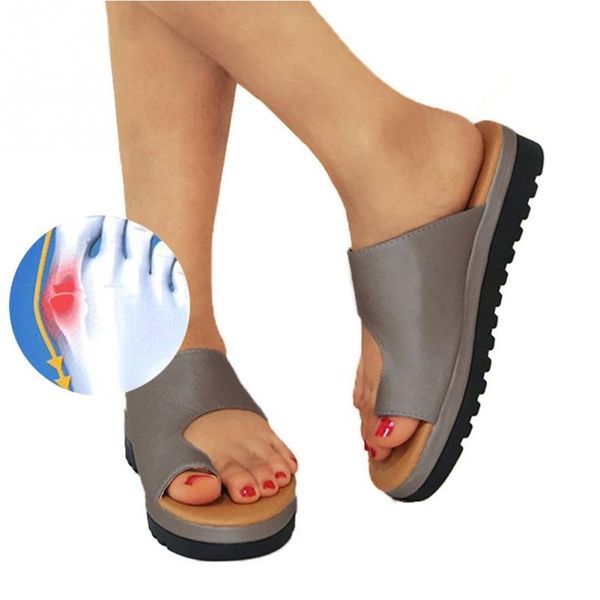 women pu leather shoes comfy platform flat sole ladies casual soft big toe foot correction sandal orthopedic bunion corrector y200326, Black
women pu leather shoes comfy platform flat sole ladies casual soft big toe foot correction sandal orthopedic bunion corrector y200326, Black