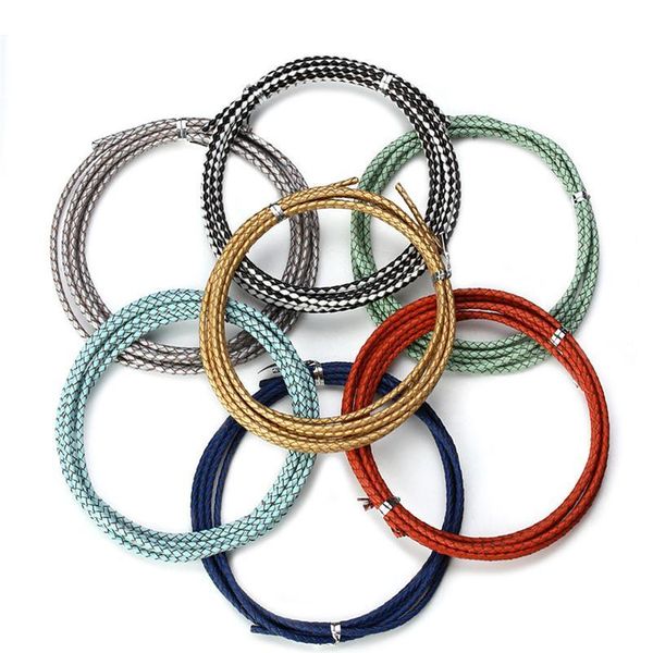 lacoogh 2m/lot dia m 4mm genuine braided leather cord round leather rope thread for diy necklace bracelet jewelr jlllyy, White;red
lacoogh 2m/lot dia m 4mm genuine braided leather cord round leather rope thread for diy necklace bracelet jewelr jlllyy, White;red
