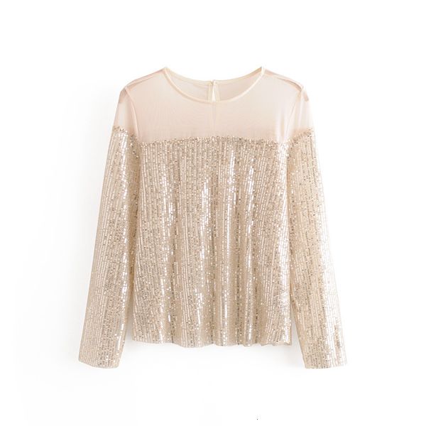 2021 new sweet women mesh sequined patchwork shirts fashion ladies loose elegant female party beige blouses chic girl shirt te33, White
2021 new sweet women mesh sequined patchwork shirts fashion ladies loose elegant female party beige blouses chic girl shirt te33, White