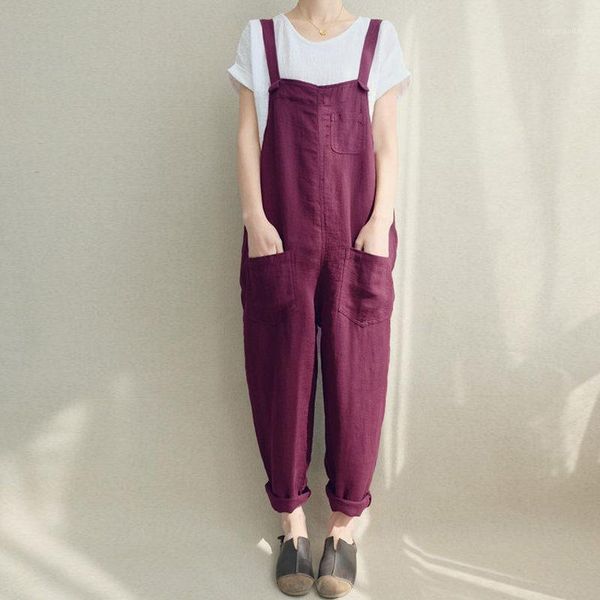 women strappy bib overalls pockets summer cotton linen long jumpsuits casual solid dungarees loose rompers plus size1, Black;white
women strappy bib overalls pockets summer cotton linen long jumpsuits casual solid dungarees loose rompers plus size1, Black;white