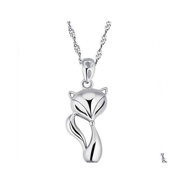 new vintage fashion cute fox 925 sterling silver plating chain necklaces with white gold plated wedding necklace for women tiiwf
new vintage fashion cute fox 925 sterling silver plating chain necklaces with white gold plated wedding necklace for women tiiwf