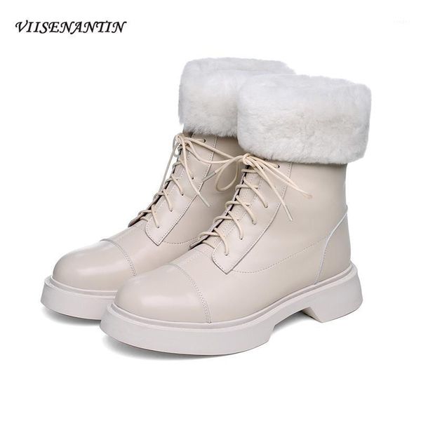 boots autumn winter fashion short women korean style lace up wool thick keep warm snow soft bottom leather ankle1, Black
boots autumn winter fashion short women korean style lace up wool thick keep warm snow soft bottom leather ankle1, Black