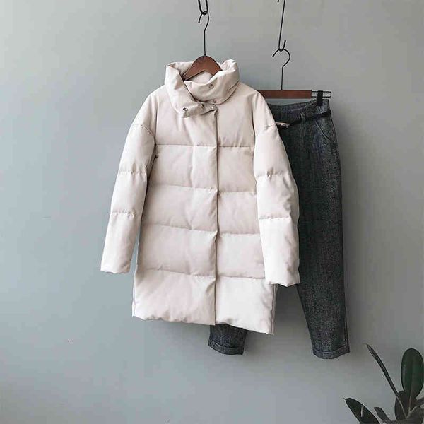 women's jackets thick winter coat stand collar jacket oversize loose outerwear female casaco feminino parkas krmr, Black;brown
women's jackets thick winter coat stand collar jacket oversize loose outerwear female casaco feminino parkas krmr, Black;brown