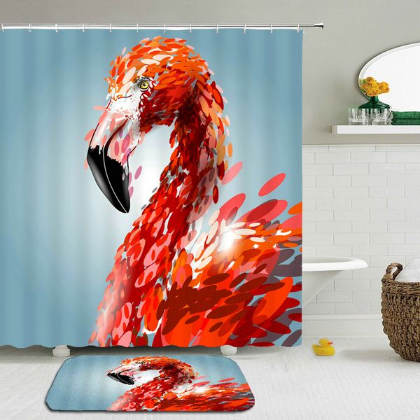 2pcs/set flamingo bath curtains shower curtain mat set bathroom waterproof cloth +non-slip mat rug toilet floor bathroom decor
2pcs/set flamingo bath curtains shower curtain mat set bathroom waterproof cloth +non-slip mat rug toilet floor bathroom decor