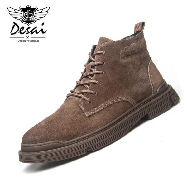 men's velvet plus boots winter casual non-slip mountaineering shoes keep warm fashion england high men, Black
men's velvet plus boots winter casual non-slip mountaineering shoes keep warm fashion england high men, Black