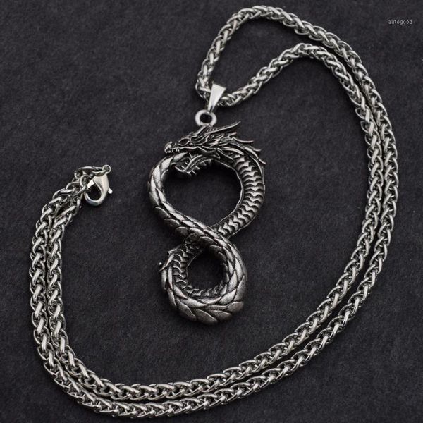 chains dragon snake eats its tail neckalce the oldest symbol mythology pendant 1pcs1, Silver
chains dragon snake eats its tail neckalce the oldest symbol mythology pendant 1pcs1, Silver