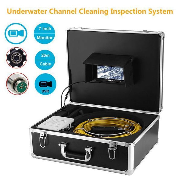 cameras 7inch screen waterproof underwater channel cleaning inspection system 20m cable 23mm len with dvr function and sun-visor1
cameras 7inch screen waterproof underwater channel cleaning inspection system 20m cable 23mm len with dvr function and sun-visor1