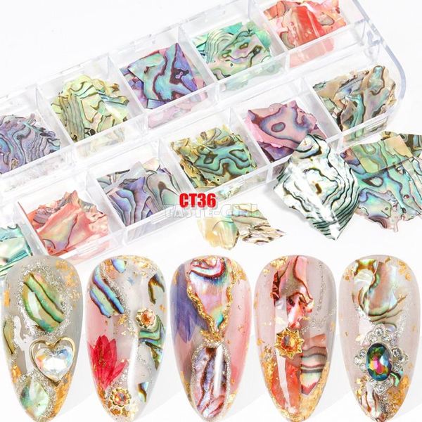12 grids/set combined nail glitter color-changing abalone slices holographic hexagon sequin nail art decoration manicure set, Silver;gold
12 grids/set combined nail glitter color-changing abalone slices holographic hexagon sequin nail art decoration manicure set, Silver;gold