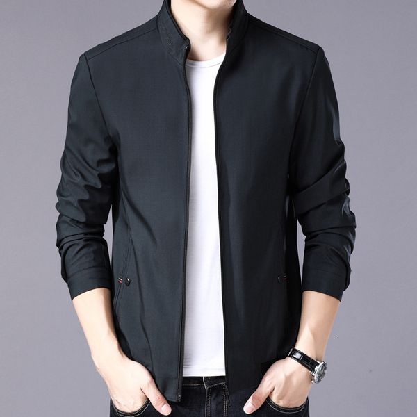 spring and autumn trend casual button pocket jacket men's aoshi sheep stand collar comfortable clothes, Black;brown
spring and autumn trend casual button pocket jacket men's aoshi sheep stand collar comfortable clothes, Black;brown