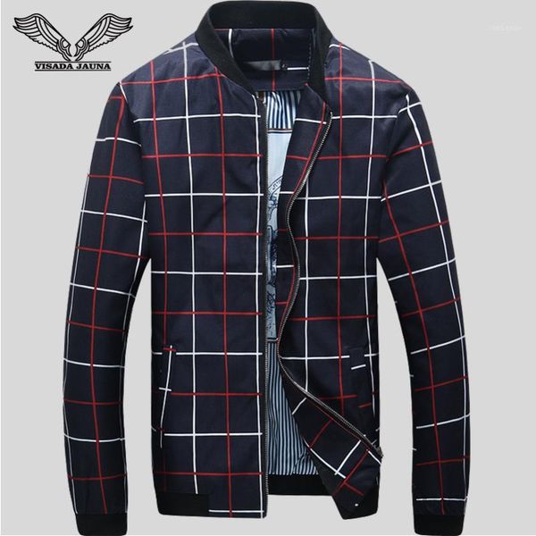 da jauna new arrival men's jackets 2017 plaid casual brand clothing fashion long sleeve jacket design baseball cloth n12201, Black;brown
da jauna new arrival men's jackets 2017 plaid casual brand clothing fashion long sleeve jacket design baseball cloth n12201, Black;brown