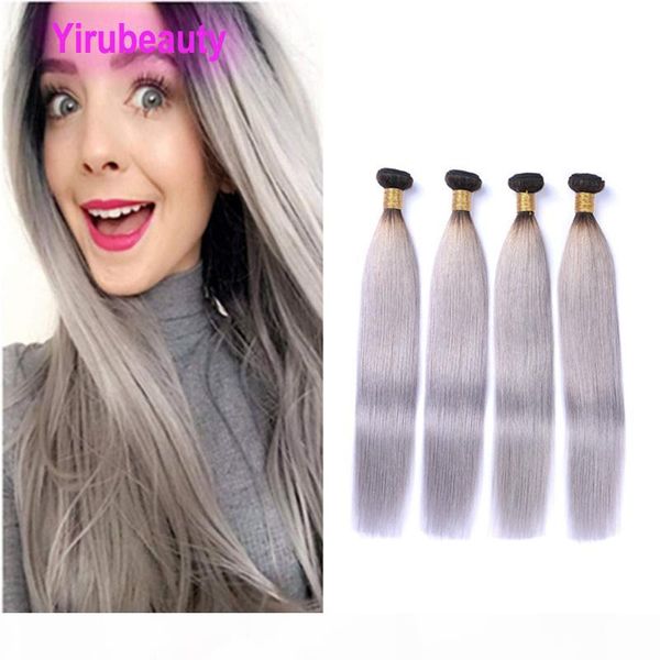 brazilian virgin human hair extensions 1b grey straight 4 bundles 1b grey ombre two tones color silky straight 10-24inch, Black
brazilian virgin human hair extensions 1b grey straight 4 bundles 1b grey ombre two tones color silky straight 10-24inch, Black