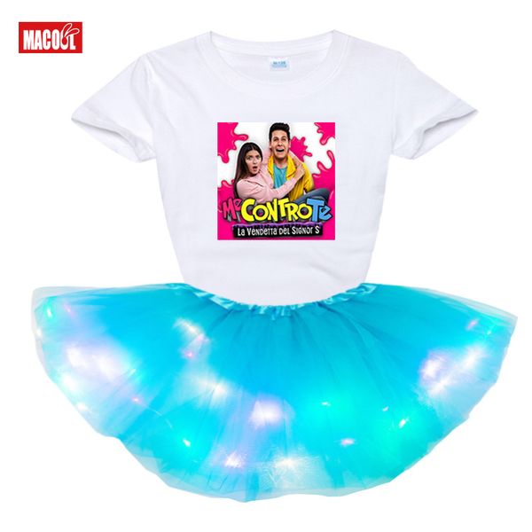 girls clothing sets 2pcs casual me contro te girls sets princess light led tutu dress+t shirt 2020 summer costume clothes cotton 0927, White
girls clothing sets 2pcs casual me contro te girls sets princess light led tutu dress+t shirt 2020 summer costume clothes cotton 0927, White