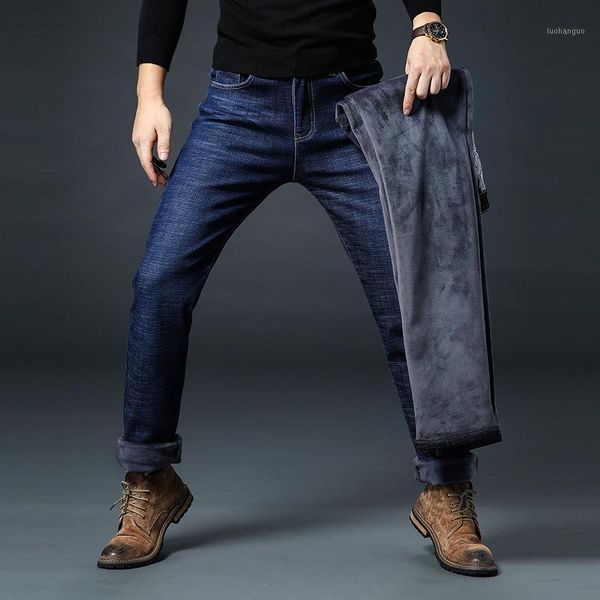 nice winter mens fleece jeans casual elasticity jean straight denim pants men warm jeans for male plus size 521, Blue
nice winter mens fleece jeans casual elasticity jean straight denim pants men warm jeans for male plus size 521, Blue