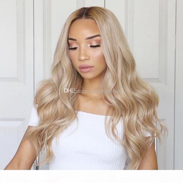 100% human hair full lace blonde wig ombre color 1b 613 two tone body wave front lace wigs ark root with baby hair, Black;brown
100% human hair full lace blonde wig ombre color 1b 613 two tone body wave front lace wigs ark root with baby hair, Black;brown