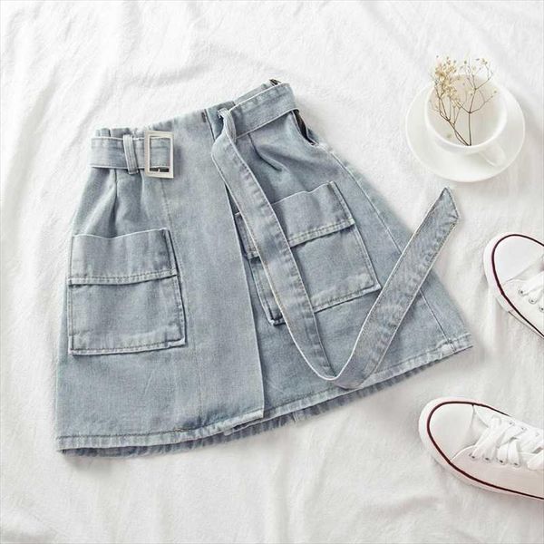 2020 summer asymmetry short skirts korean mini denim skirt womens short jean skirts plus size women clothing belt, Black
2020 summer asymmetry short skirts korean mini denim skirt womens short jean skirts plus size women clothing belt, Black