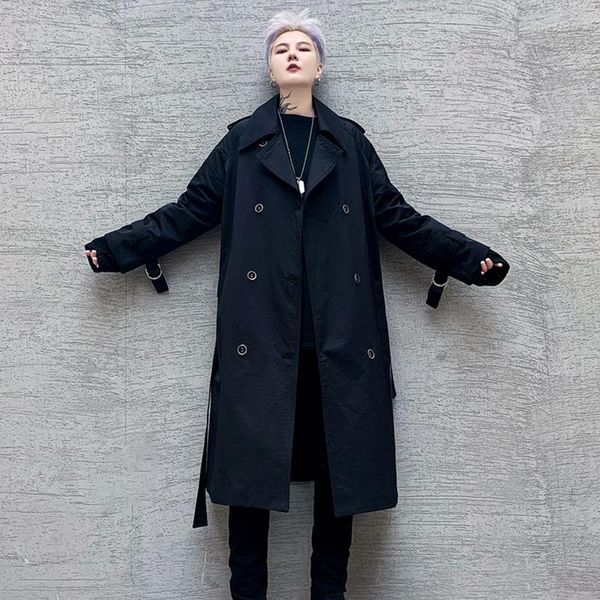 men's trench coats male women couple streetwear jacket cloak overcoat double breasted belt vintage slim fit casual long coat outerwear, Tan;black
men's trench coats male women couple streetwear jacket cloak overcoat double breasted belt vintage slim fit casual long coat outerwear, Tan;black
