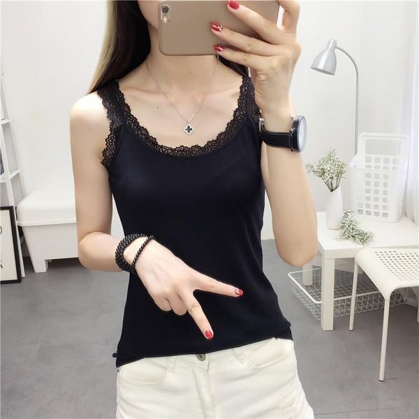 2020 new women's lace night casual sling female home set up sleeveless vest women's outer wear shirt women1, White
2020 new women's lace night casual sling female home set up sleeveless vest women's outer wear shirt women1, White