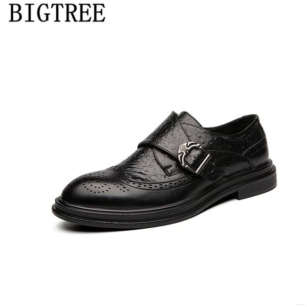 crocodile shoes men classic double monk strap shoes men 2020 brown dress brogue formal italian dress erkek ayakkabi, Black 
crocodile shoes men classic double monk strap shoes men 2020 brown dress brogue formal italian dress erkek ayakkabi, Black