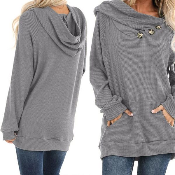 women's hoodies & sweatshirts women long sleeve button cowl neck solid color loose tunic sweatshirt, Black
women's hoodies & sweatshirts women long sleeve button cowl neck solid color loose tunic sweatshirt, Black