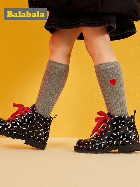 balabala 2019 martin shoes for children fashion soft bottom girls boots non-slip kids sneakers, Black;grey
balabala 2019 martin shoes for children fashion soft bottom girls boots non-slip kids sneakers, Black;grey