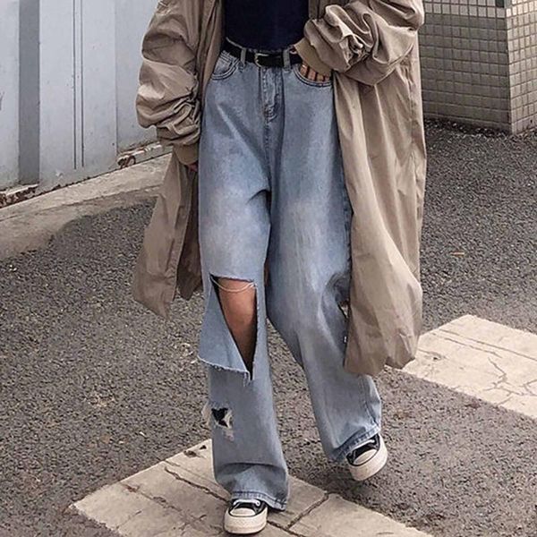 women's jeans woman high waist ripped big size female wide leg denim pants hole blue streetwear fashion loose hip hop
women's jeans woman high waist ripped big size female wide leg denim pants hole blue streetwear fashion loose hip hop