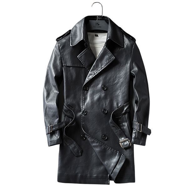 2021 new size asian men's multi-pocket jackets plutonium long leather jacket k203 yx7z, Black
2021 new size asian men's multi-pocket jackets plutonium long leather jacket k203 yx7z, Black
