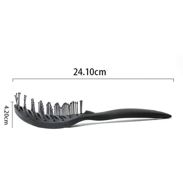 portable curved anti-static hair massage comb wet dry dual-use hairdressing styling hair brush home salon hair styli sqcjhb, Silver
portable curved anti-static hair massage comb wet dry dual-use hairdressing styling hair brush home salon hair styli sqcjhb, Silver