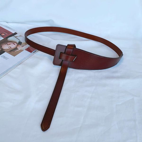 version simple thread korean pressing irregular knot waist cover women's decorative jacket cardigan versatile leather belt, Black;brown
version simple thread korean pressing irregular knot waist cover women's decorative jacket cardigan versatile leather belt, Black;brown