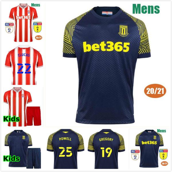 men kids kit new 20 21 stoke city soccer jersey 2020 2021 home away men berahino arnautovic football uniforms shirt, Black;yellow
men kids kit new 20 21 stoke city soccer jersey 2020 2021 home away men berahino arnautovic football uniforms shirt, Black;yellow