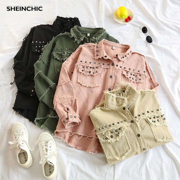 autumn 2020 rivet denim jacket women casual tassel jeans jacket elegant long sleeve bomber women's denim coat outerwear, Black;brown
autumn 2020 rivet denim jacket women casual tassel jeans jacket elegant long sleeve bomber women's denim coat outerwear, Black;brown