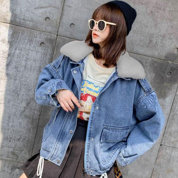 blue jean jacket ins streetwear denim casual jacket women sleeve short thick warm coats winter outwear office ladies solid1, Black
blue jean jacket ins streetwear denim casual jacket women sleeve short thick warm coats winter outwear office ladies solid1, Black
