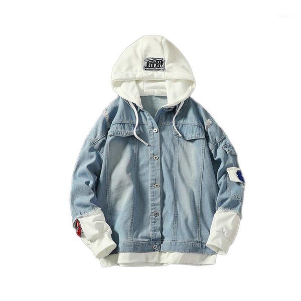 2020 jacket men handsome fake two-piece denim jackets plus fertilizer casual shirt jacket korean version clothing men1, Black;brown
2020 jacket men handsome fake two-piece denim jackets plus fertilizer casual shirt jacket korean version clothing men1, Black;brown