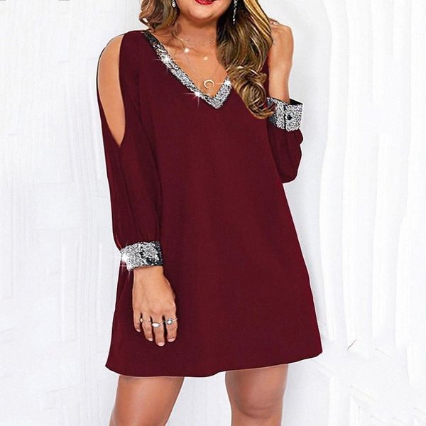 women's plus size a line dress solid color v neck long sleeve spring summer work casual short mini dress causal daily dress j4si#, Black
women's plus size a line dress solid color v neck long sleeve spring summer work casual short mini dress causal daily dress j4si#, Black