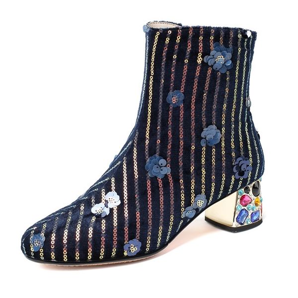 2021 new fashionable women's high-quality strass heels toe blue woman's wedding shoes boots 2905, Black
2021 new fashionable women's high-quality strass heels toe blue woman's wedding shoes boots 2905, Black